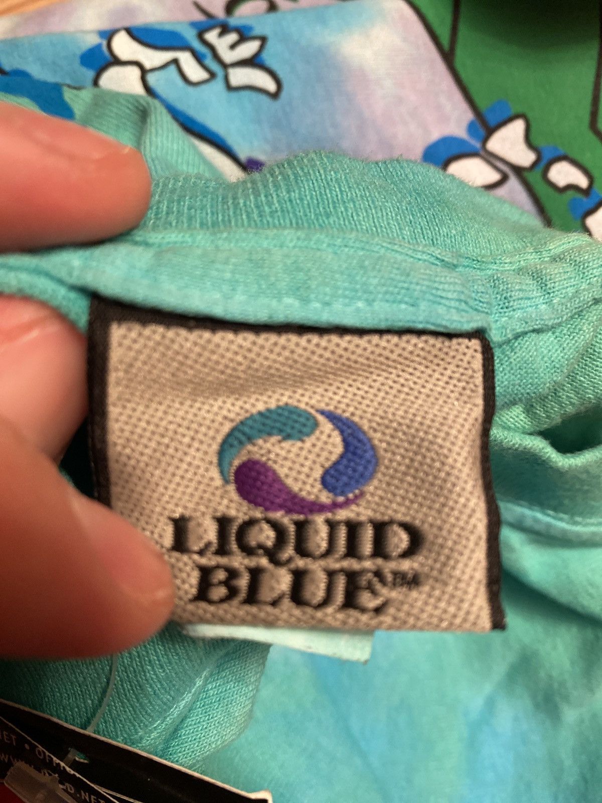 Flatbush Zombies × Grateful Dead × Vintage Liquid Blue USA Los Angeles 1990 Tie Dye Pleasures Nike SB Size US XL / EU 56 / 4 - 8 Thumbnail