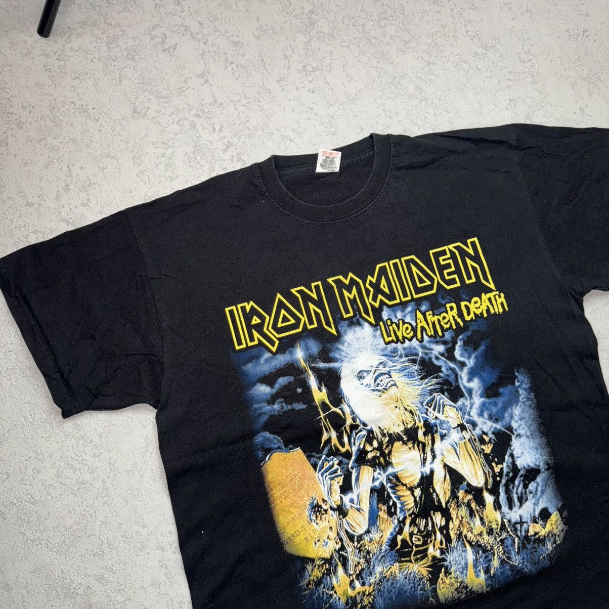 Band Tees Vintage Iron Maiden Live After Death Tee Size US XL / EU 56 / 4 - 3 Thumbnail
