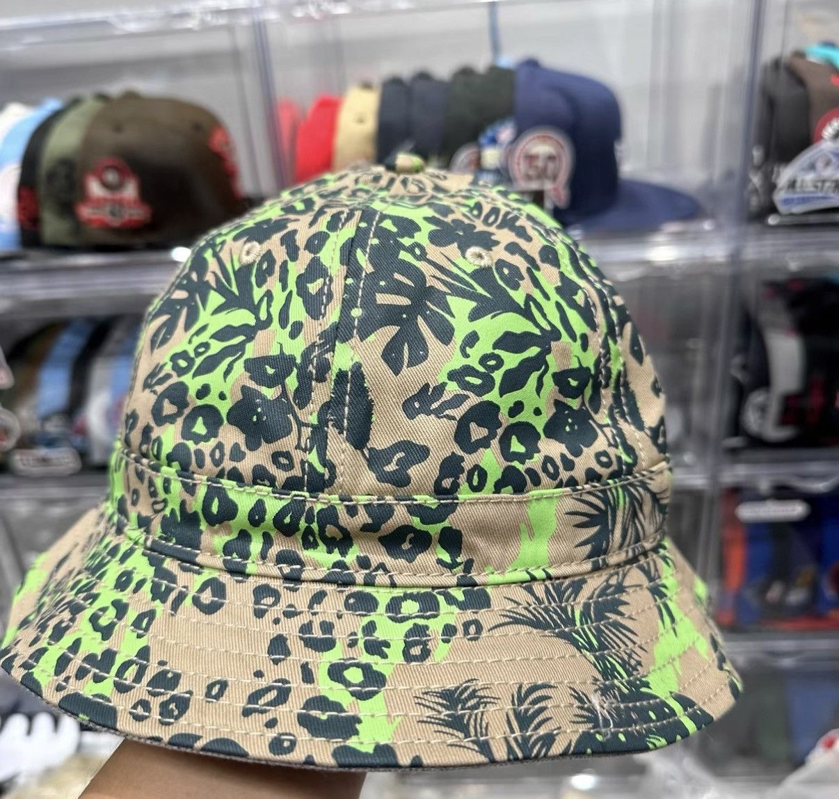 New Era New Era Leopard Print Jungle Bucket Hat J32 Size ONE SIZE - 1 Thumbnail