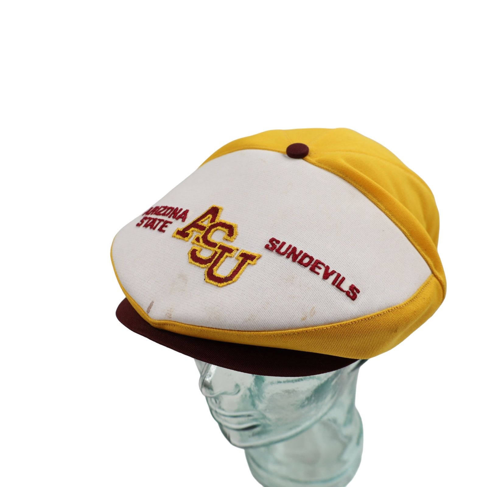 NCAA × Vintage Vintage ASU Ariszona State Devils Foam Snapback Flat Cap Size ONE SIZE - 1 Thumbnail