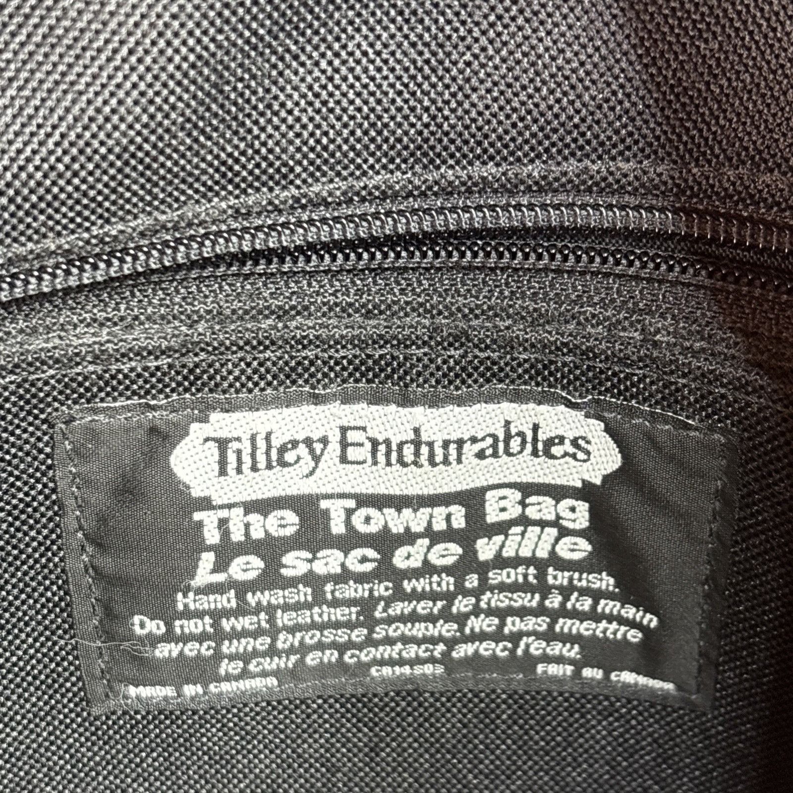 Tilley Tilley Endurables The Town Bag Canvas Leather Crossbody Trav Size ONE SIZE - 12 Thumbnail