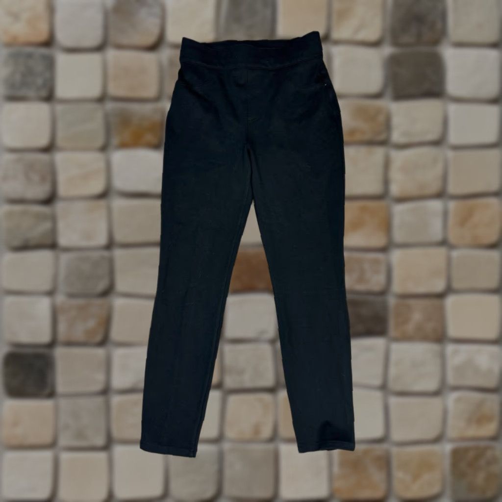 Spanx Spanx Leggings Women M Black High Rise Stretch Jegging Athletic Bodycon Modern Athleisure Size 32" / US 10 / IT 46 - 1 Thumbnail