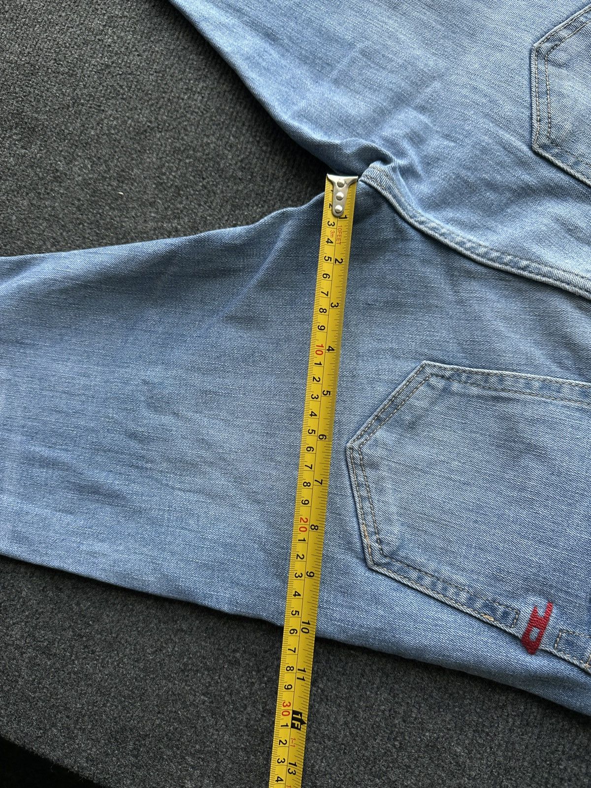 Diesel 🚨 RARE DIESEL MEN DENIM JEANS AVANT GARDE IFSIXWASNINE Y2K Size US 31 - 20 Thumbnail