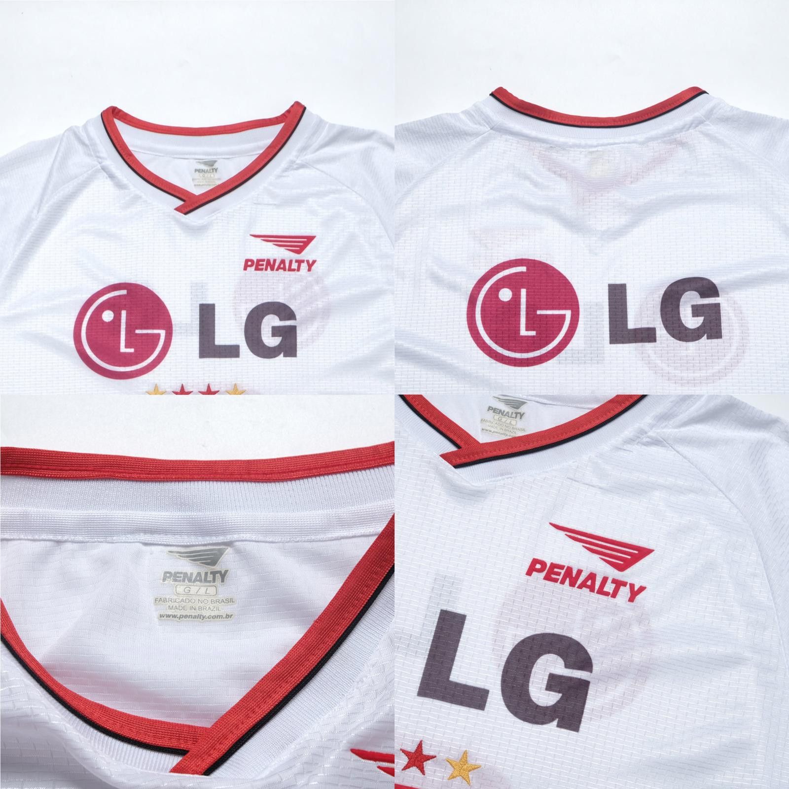 Other 2001/02 Sao Paulo Home Shirt Penalty (L) Size US L / EU 52-54 / 3 - 5 Thumbnail