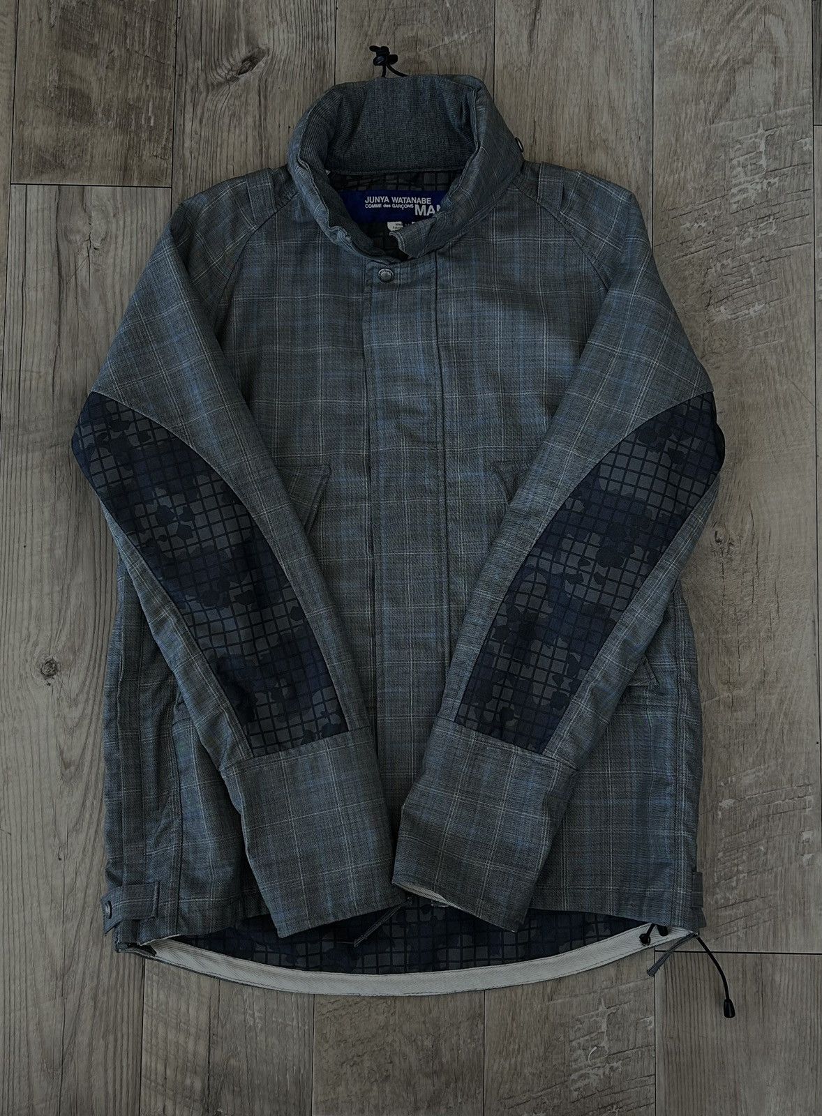 Comme des Garcons × Junya Watanabe JUNYA WATANABE CDG MAN GREY WOOL PARKA Size US M / EU 48-50 / 2 - 1 Thumbnail