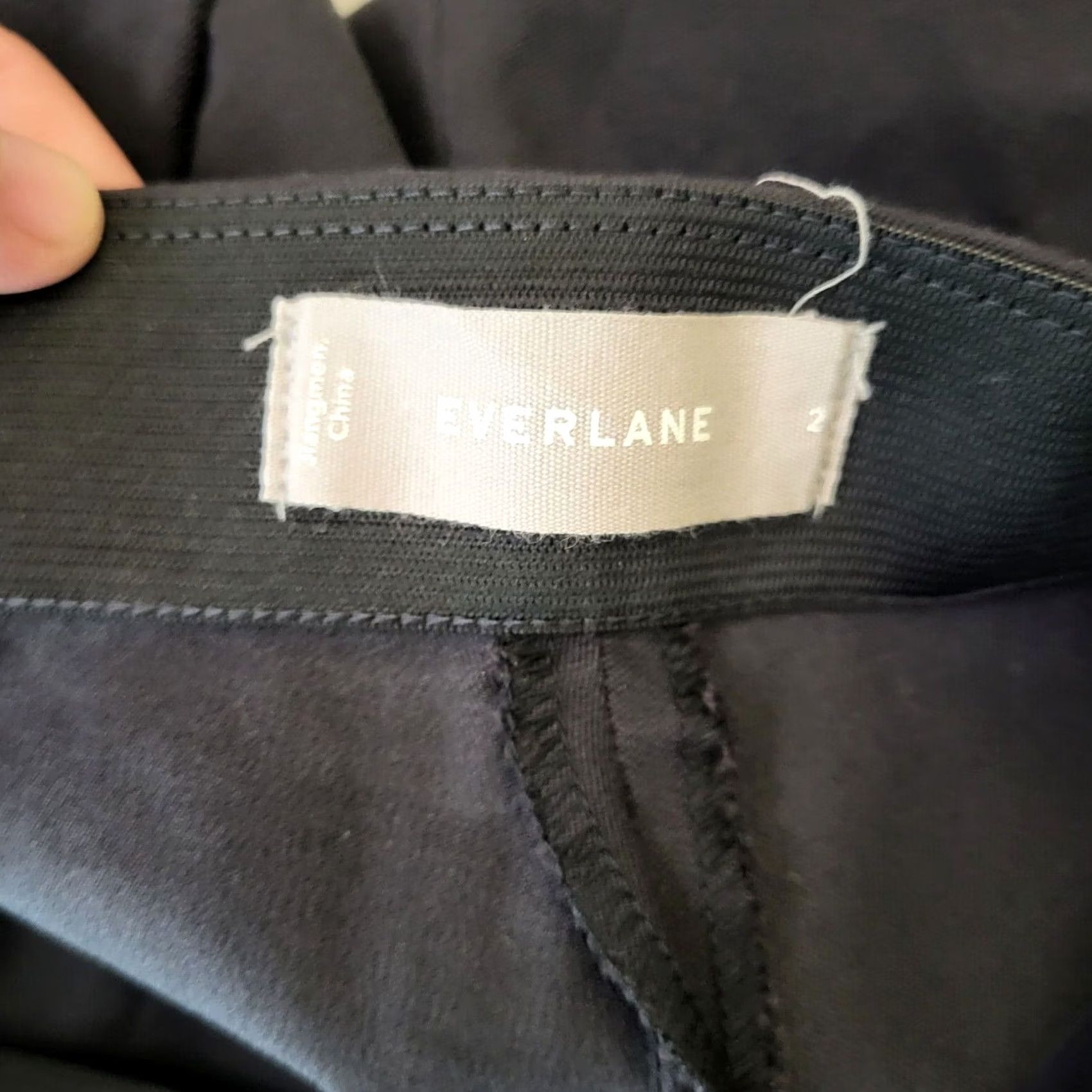 Everlane EVERLANE Women's black pull on elastic waist pants Size 2 Size 26" / US 2 / IT 38 - 4 Thumbnail