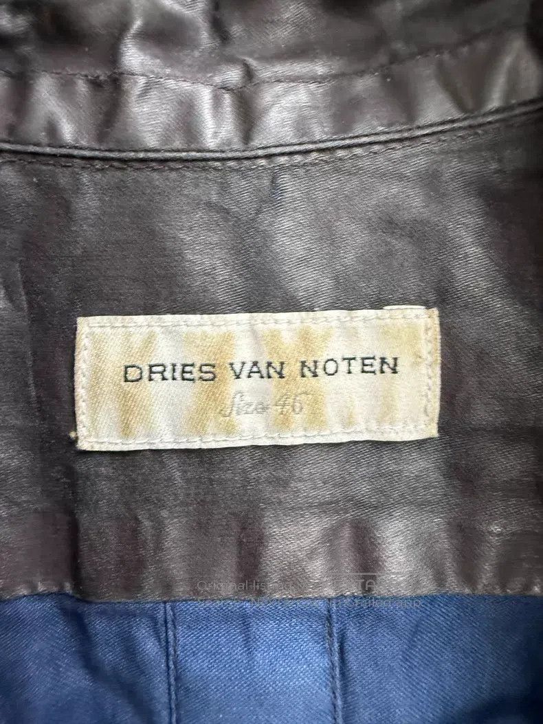 Dries Van Noten DRIES VAN NOTEN Waxed Denim Shirt Size US S / EU 44-46 / 1 - 4 Thumbnail