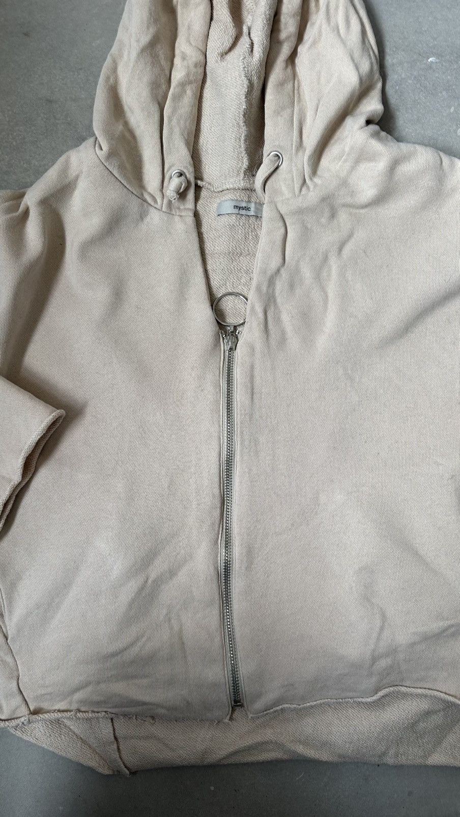 Japanese Brand MYSTIC CROPPED AVANT MIDZIPPER HOODIE Size US L / EU 52-54 / 3 - 2 Thumbnail