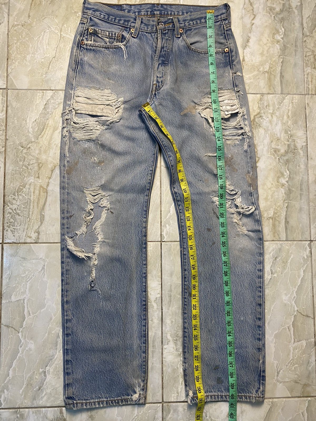 Vintage Levis 501 Size US 33 - 3 Thumbnail