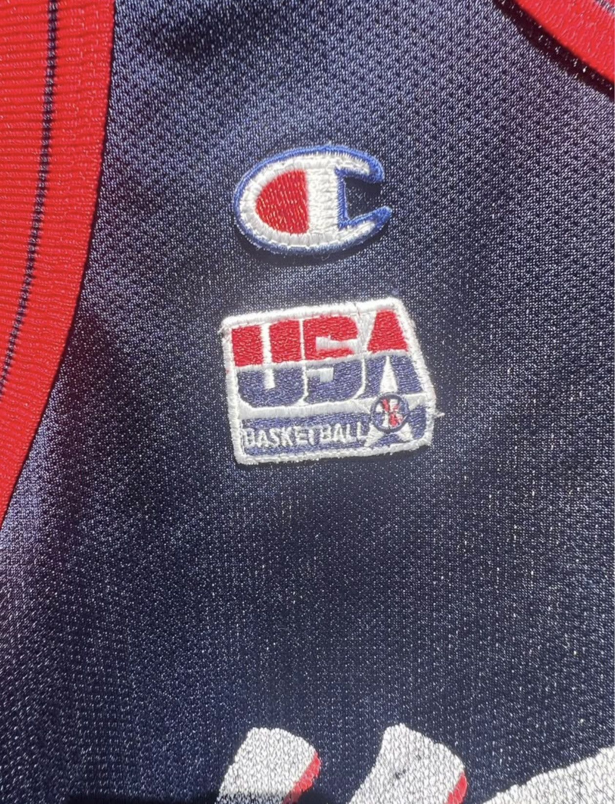 Champion 1995 ATL Olympics Team USA Shaq Jersey Size US XL / EU 56 / 4 - 5 Thumbnail