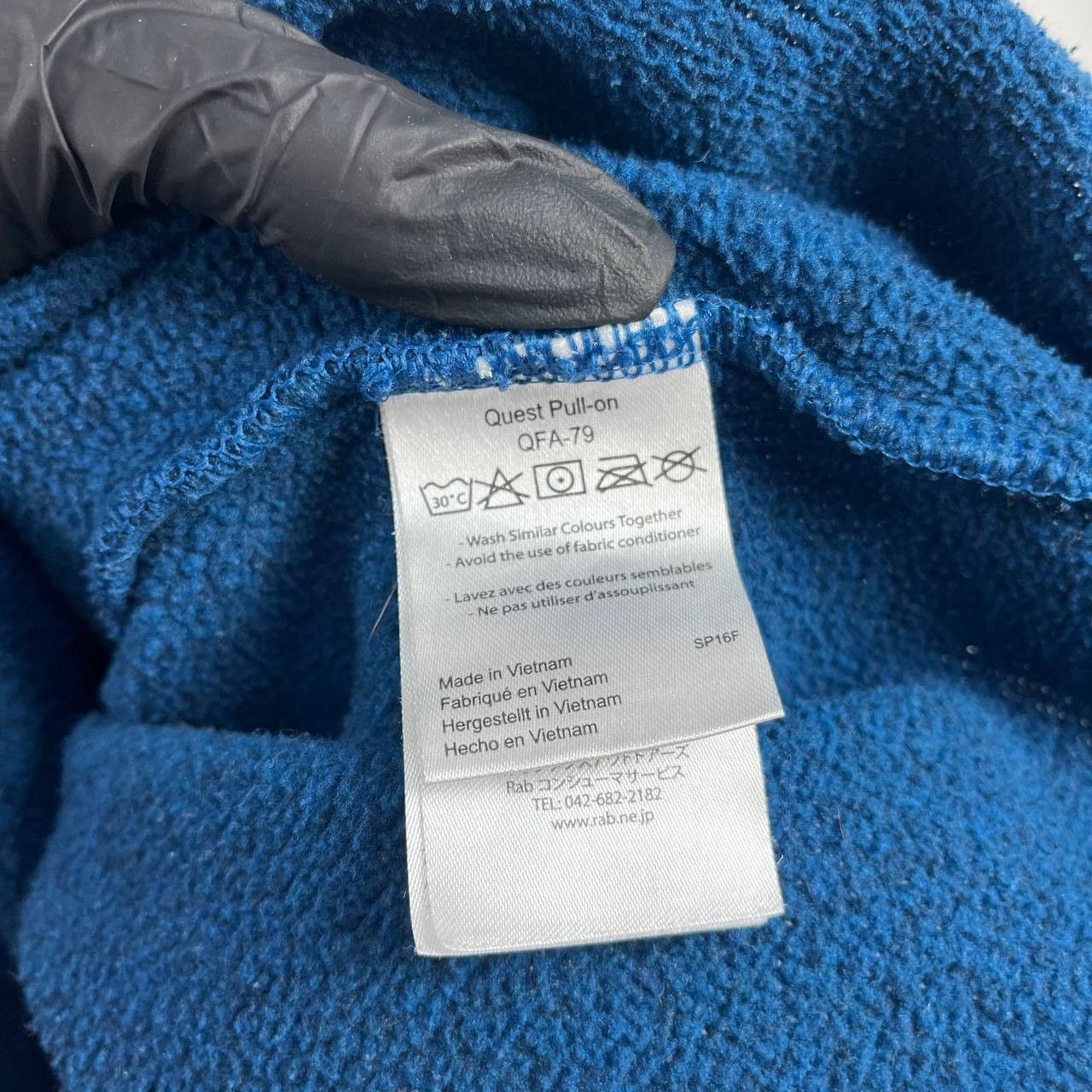 Rab Rab Quest Pull On Fleece Blue Mens Size L Size US L / EU 52-54 / 3 - 6 Thumbnail