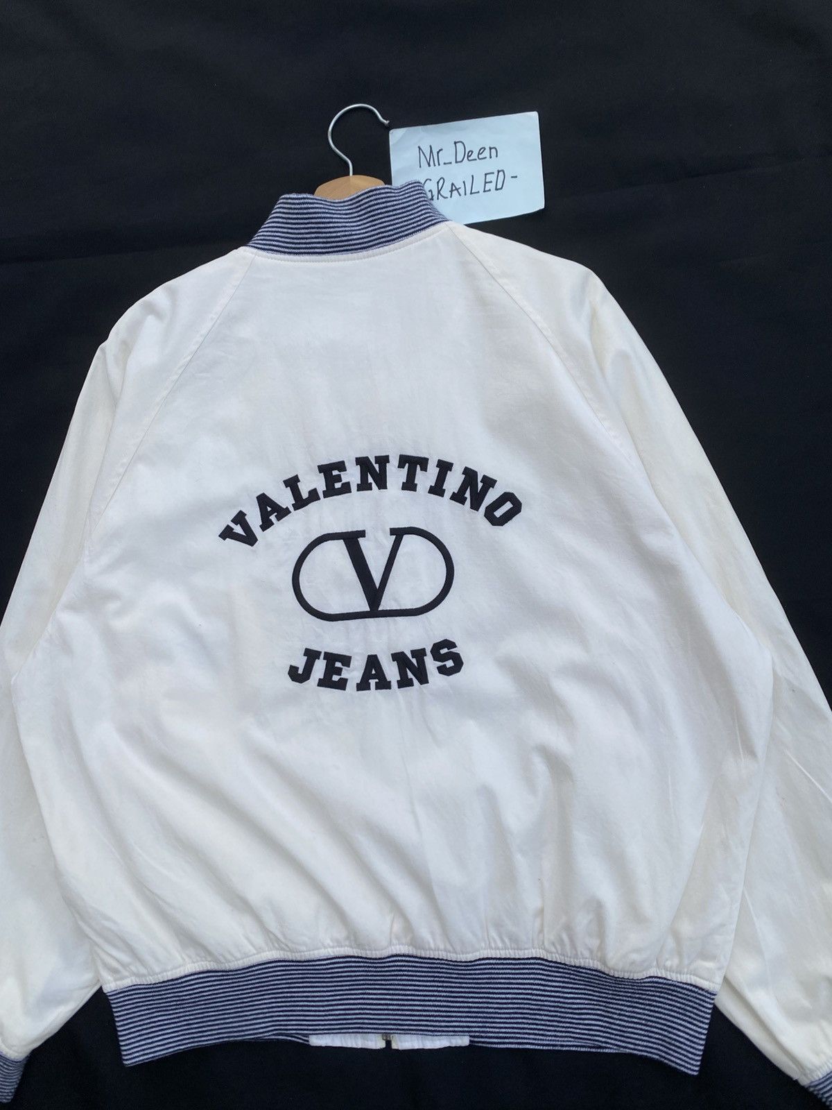 Valentino Rare Vintage Valentino Jeans Big Logo Cotton Jacket Size US M / EU 48-50 / 2 - 7 Thumbnail