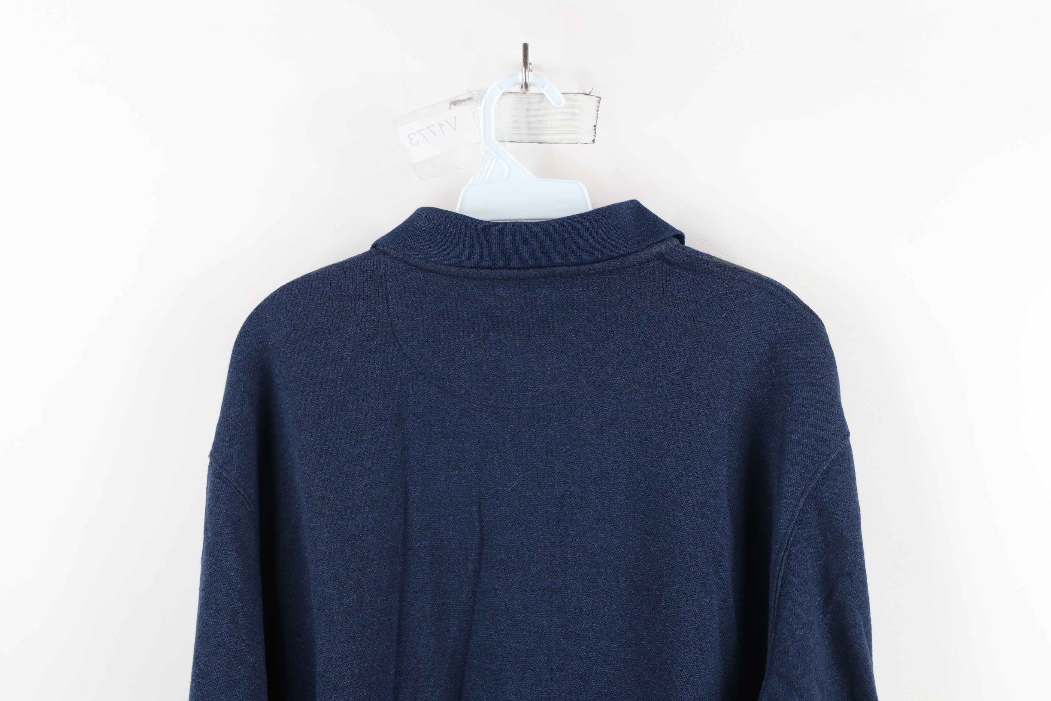 Vintage Vintage 90s Streetwear Diamond Knit Long Sleeve Rugby Polo Size US XL / EU 56 / 4 - 8 Thumbnail