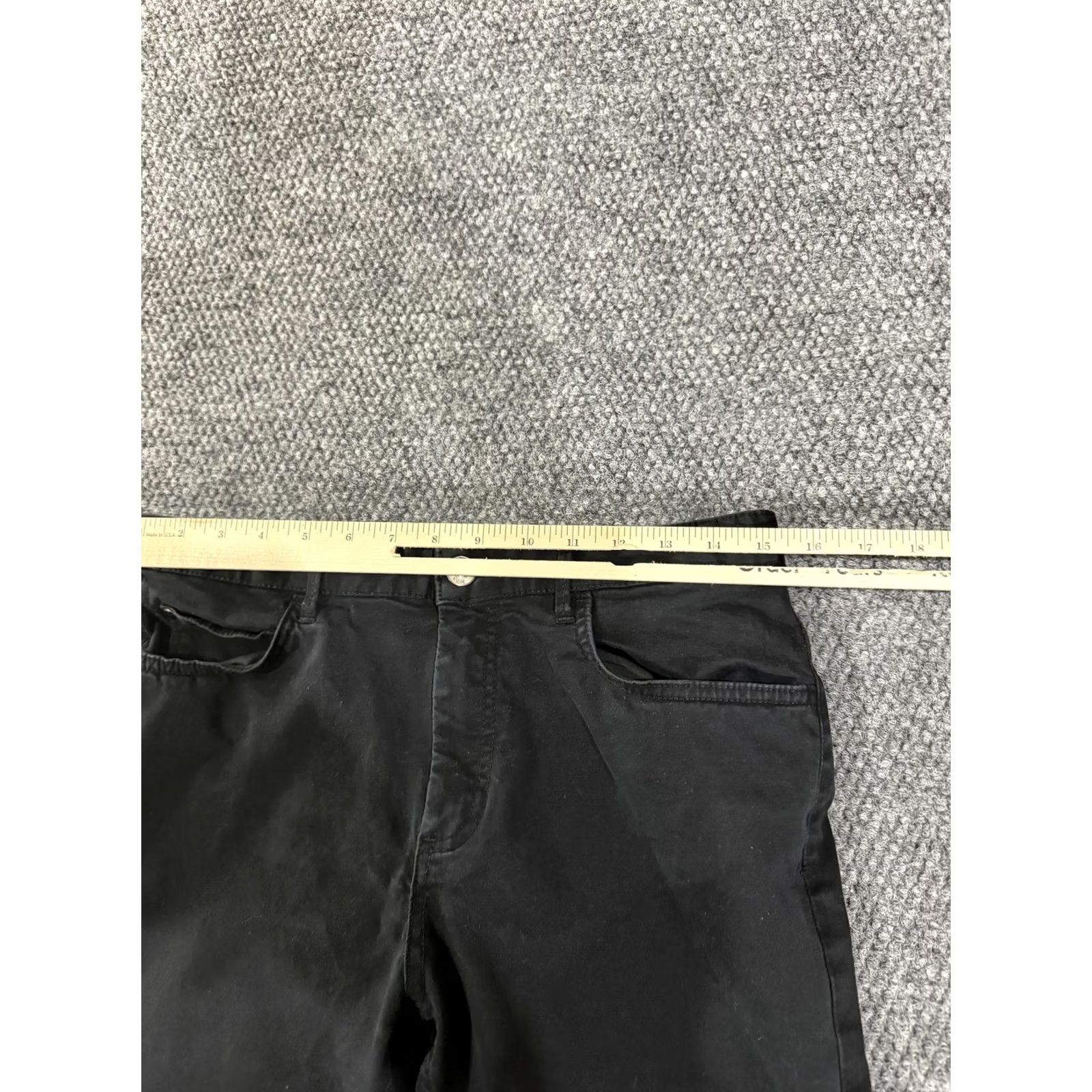 Zara VINTAGE? No — Zara Jeans Mens 32x30 Black Slim Tapered Stretch Denim Pants Dark Wash Casual Size US 32 / EU 48 - 5 Thumbnail