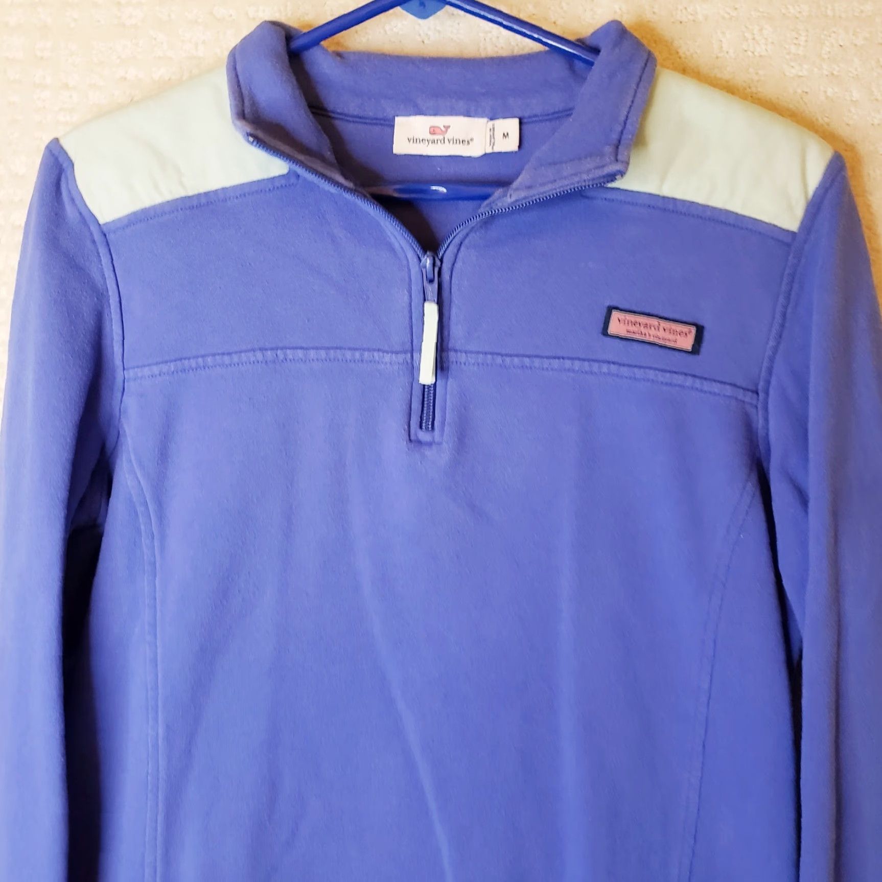 Vineyard Vines Vineyard Vines Pullover Sweatshirt 1/4 Zip Women’s M Blue Green Multicolor Pullover Sweatshirt Womens M Size M / US 6-8 / IT 42-44 - 2 Thumbnail