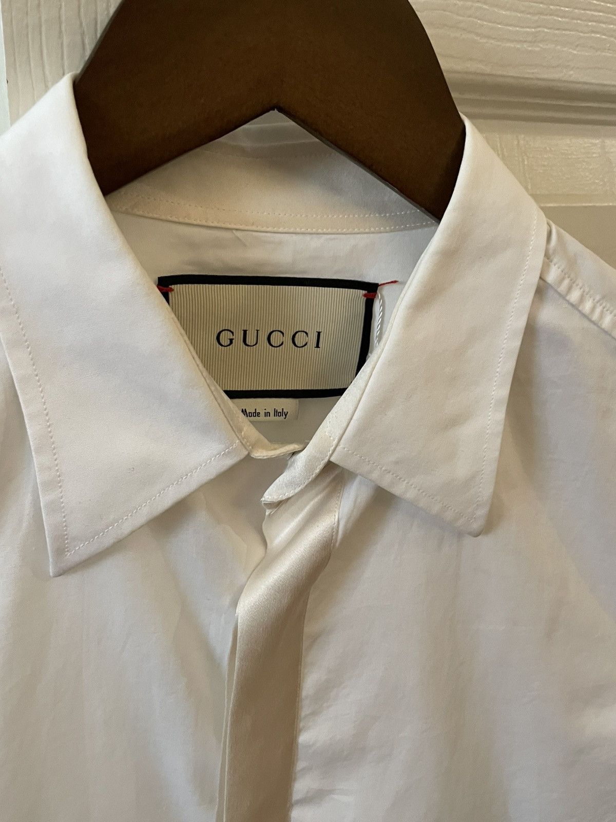 Gucci White Mens Gucci Formal Shirt Size Small / 15 Size US S / EU 44-46 / 1 - 3 Thumbnail