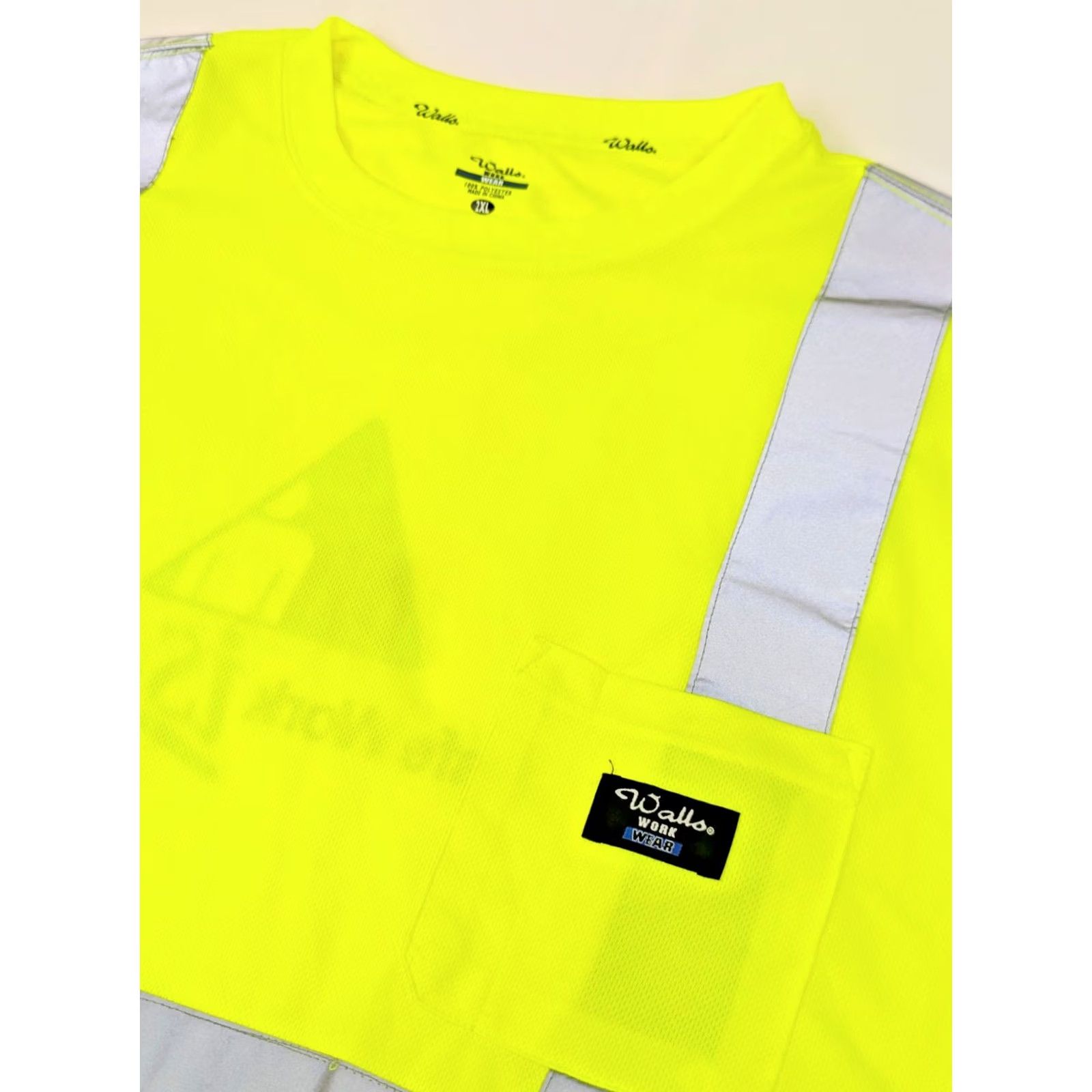 Walls Walls High Visibility ANSI Class 3 Long Sleeve Shirt Men 2XL Yellow NWT Size US XXL / EU 58 / 5 - 3 Thumbnail