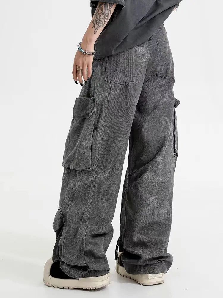 Designer × Japanese Brand Vintage Loose Streetwear Hip Hop Casual Pants Size US 31 - 4 Thumbnail