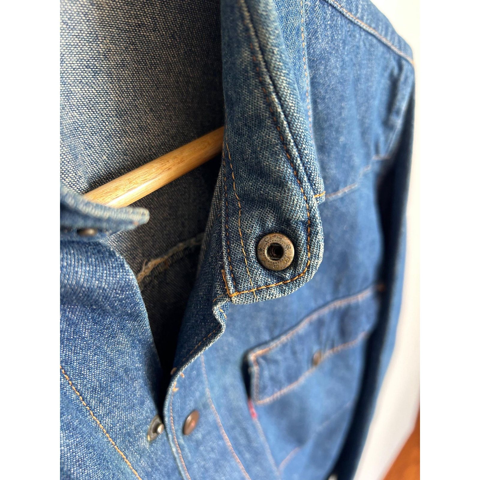 Levi's Vintage Levi's Denim Western Shirt M - Snap Cherry Buttons Size US L / EU 52-54 / 3 - 8 Thumbnail