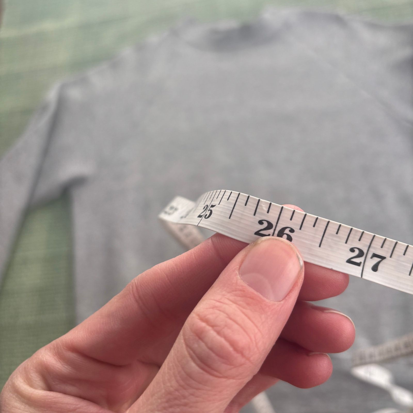 Fruit Of The Loom × Vintage Vintage 1990s blank gray cotton fruit of the loom sweatshirt Size US L / EU 52-54 / 3 - 8 Thumbnail