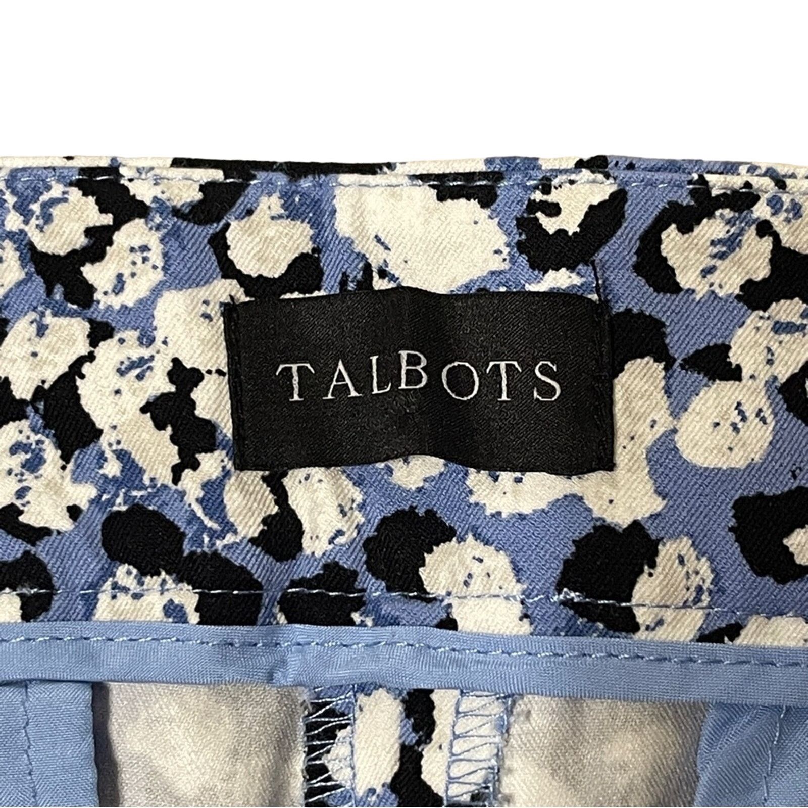 Other Talbots Fly Front Chatham Ankle Pants Blue Dot Size Size 14 Size 36" / US 14 / IT 50 - 6 Thumbnail