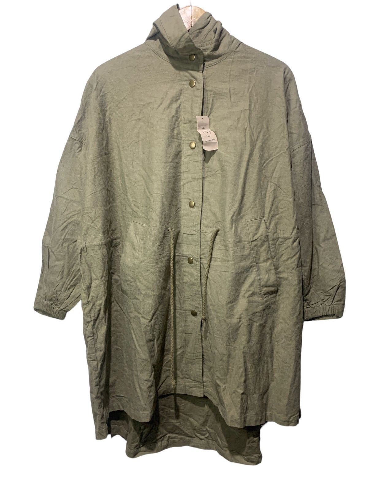 image of Military Samansa Mos2 Parka Hoodie Jacket in Green, Women's