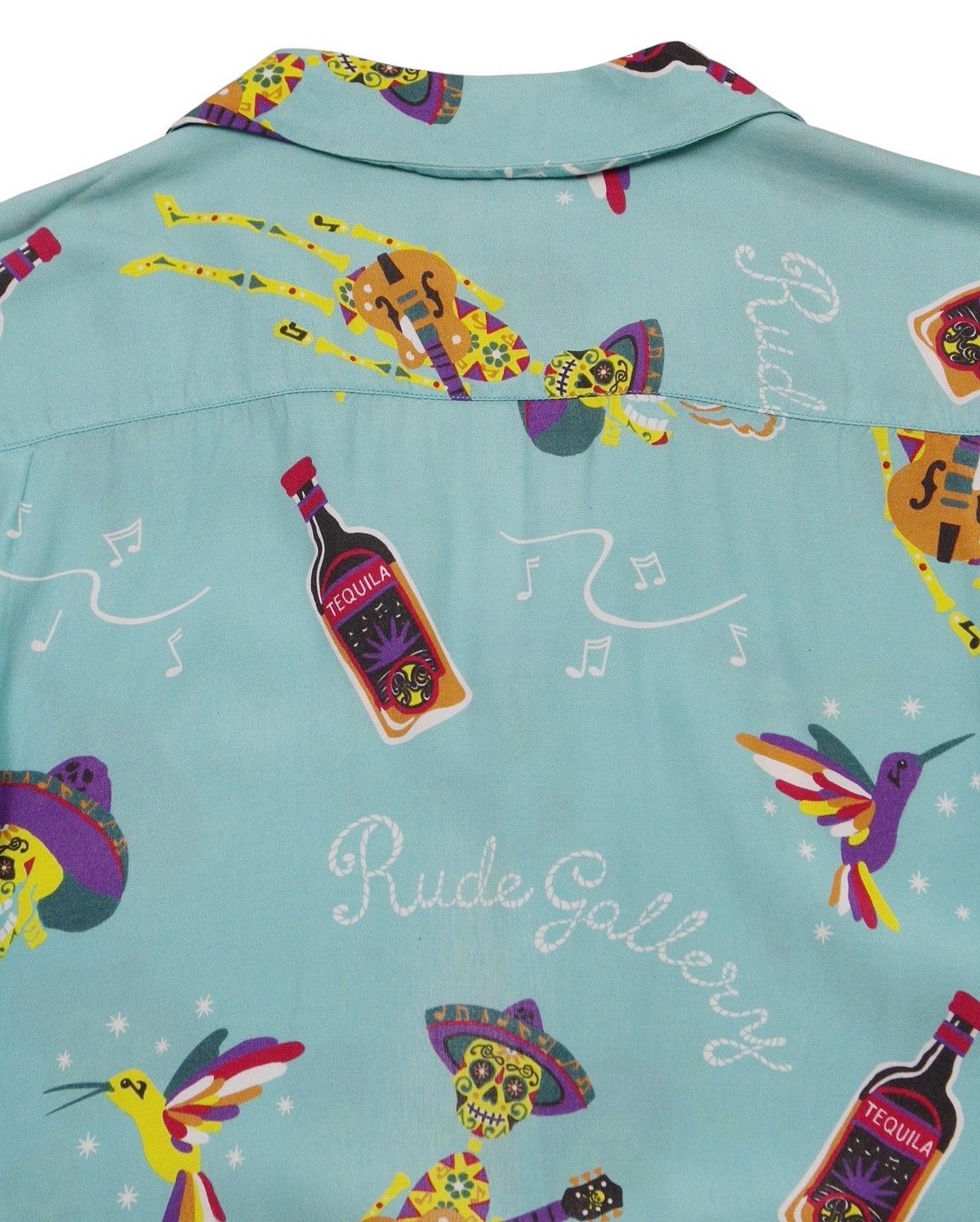 Hysteric Glamour SS2019 RUDE GALLERY TOKYO “TEQUILA SKULL” RAYON SHIRT Size US L / EU 52-54 / 3 - 3 Thumbnail