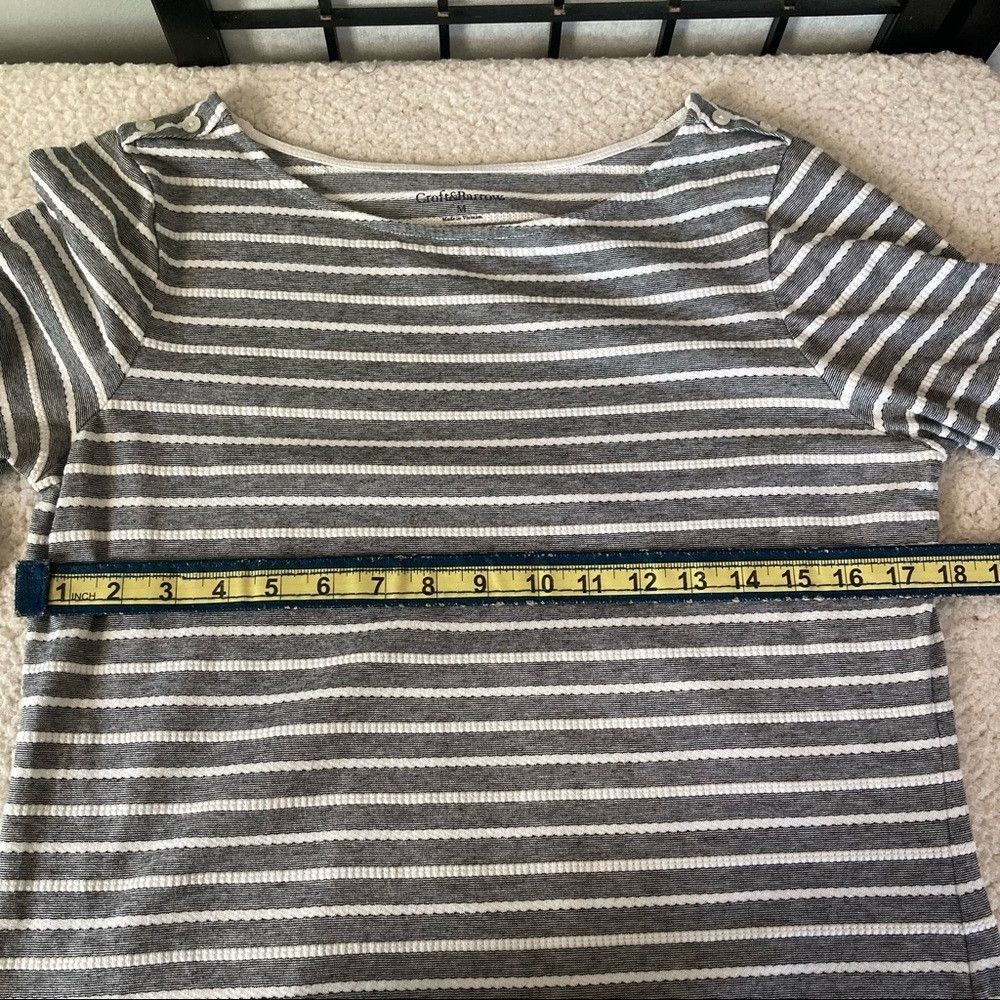 Gap Gap Croft & Barrow Stripped Shirts Pink Grey White Medium Size M / US 6-8 / IT 42-44 - 6 Thumbnail