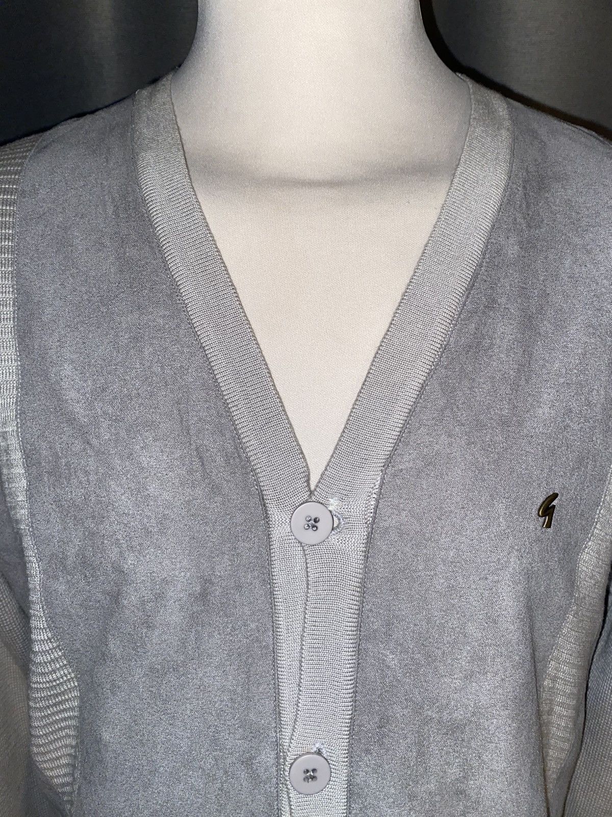 Gabicci Gabbici - Cardigan - Grey - Large - Very Good Condition Size US L / EU 52-54 / 3 - 2 Thumbnail