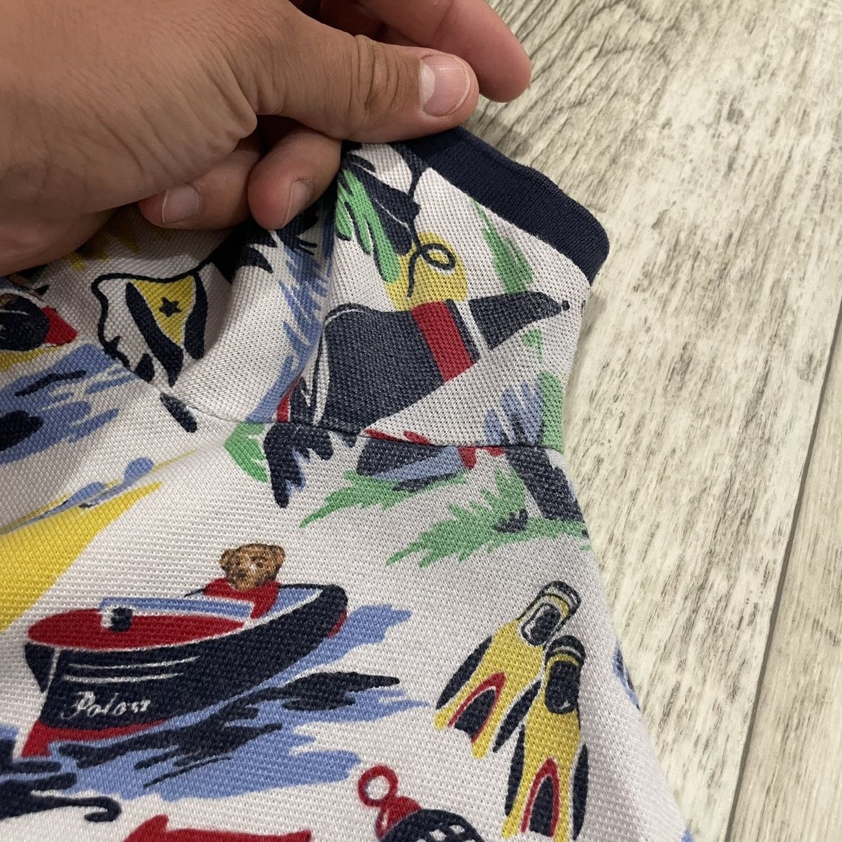 Polo Ralph Lauren × Vintage Tee shirt Polo Ralph Lauren CHIEF bear old money monogram Size US L / EU 52-54 / 3 - 6 Thumbnail