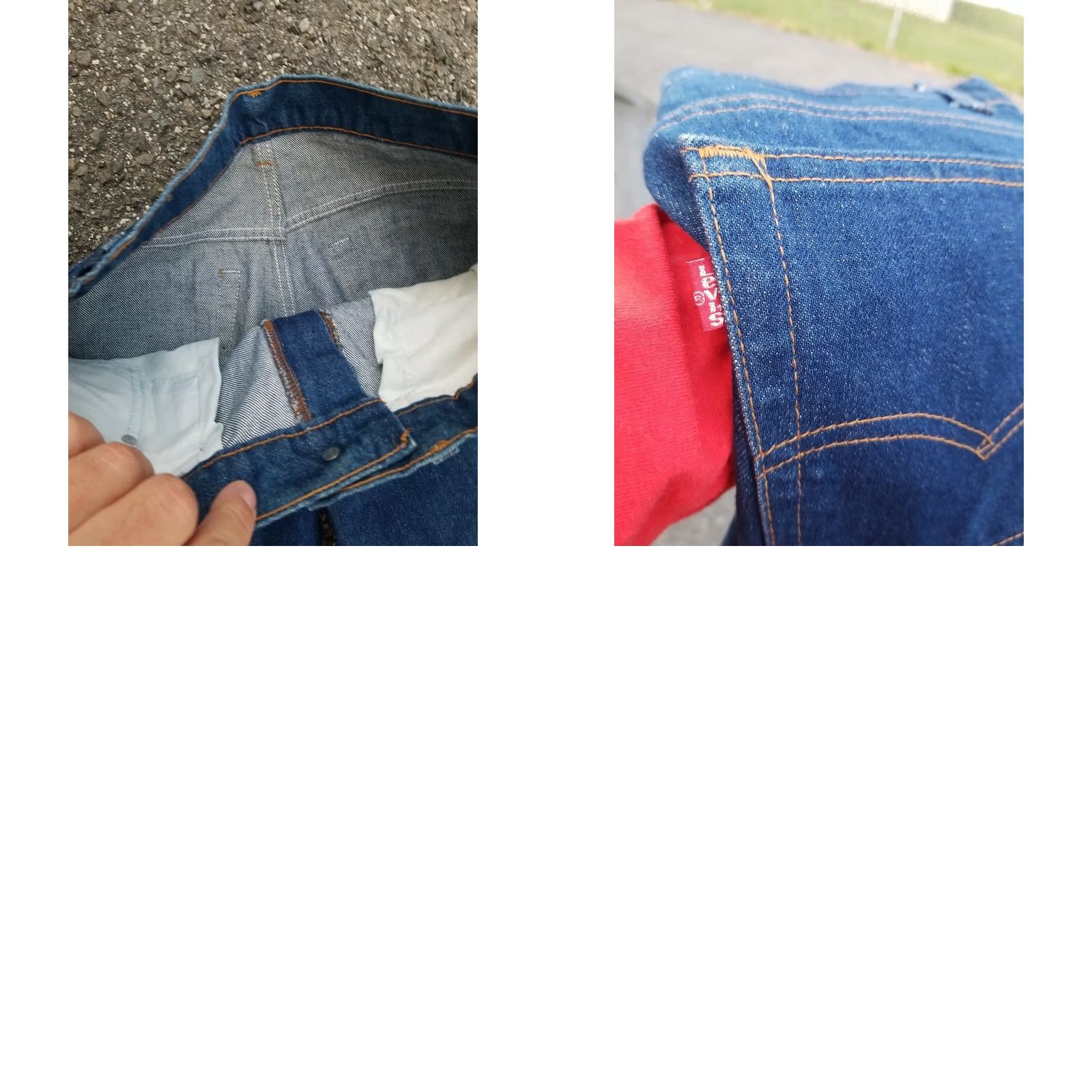 Levi's Vintage Levi's 517 Jeans USA Made In USA 80s Distressed 5-Pocket Denim Blue Belt Loops 33x30 Men Classic Bootcut Leather Patch USA 1980s Southwestern Size US 33 - 8 Thumbnail