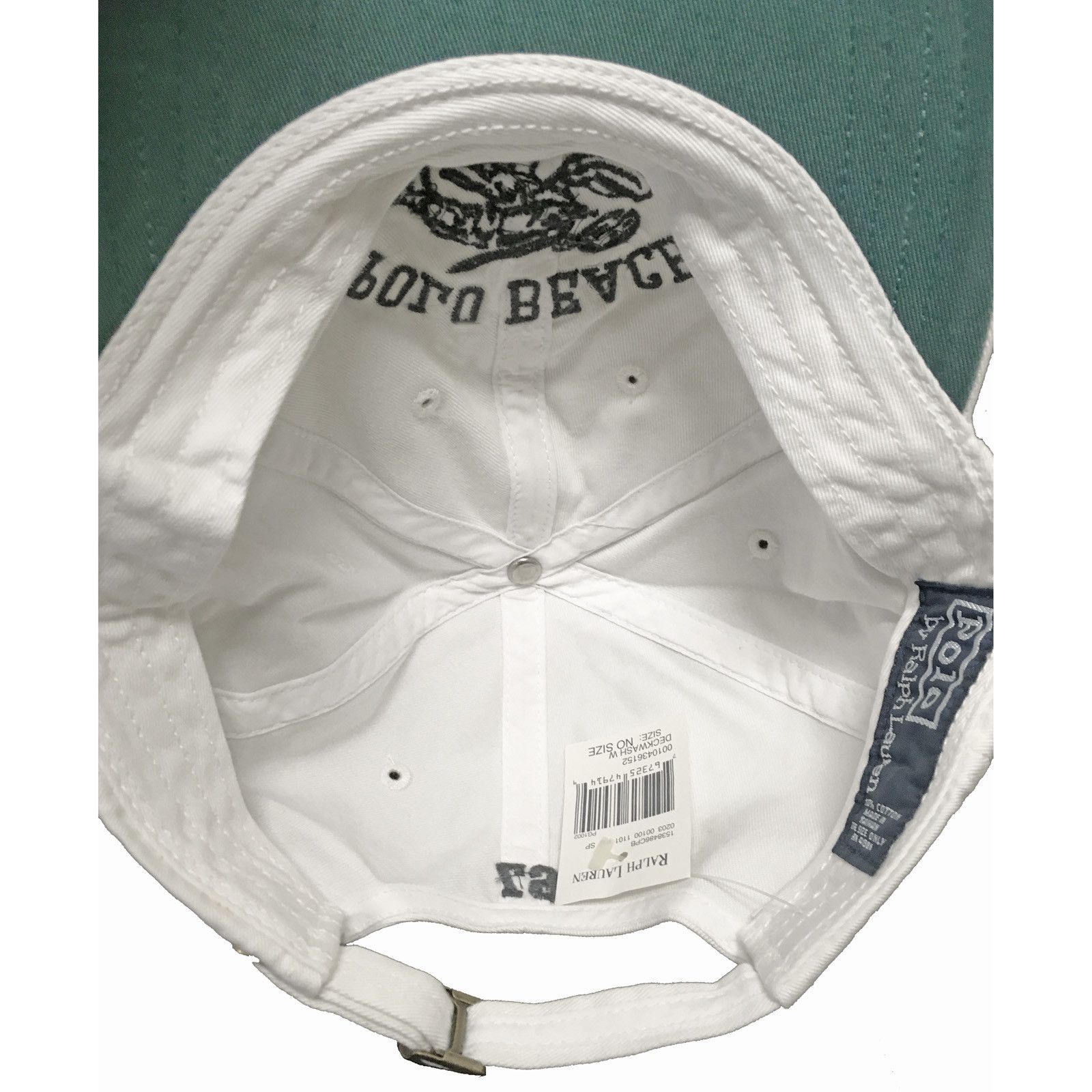 Polo Ralph Lauren NEW Vintage 2000 Polo Ralph Lauren Baseball Hat! Lobster Size ONE SIZE - 3 Thumbnail
