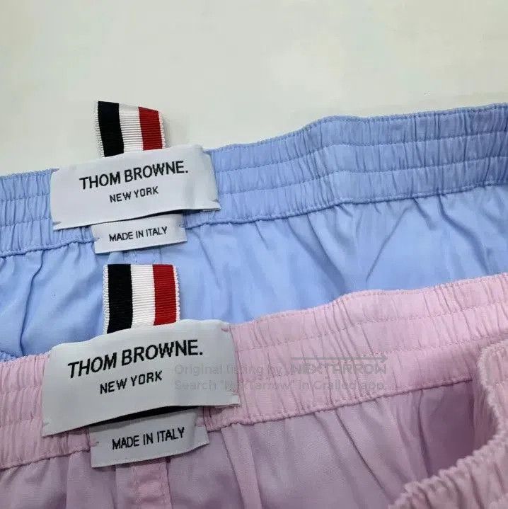 Thom Browne black wool cotton blend cropped pants. Size US 34 / EU 50 - 7 Thumbnail