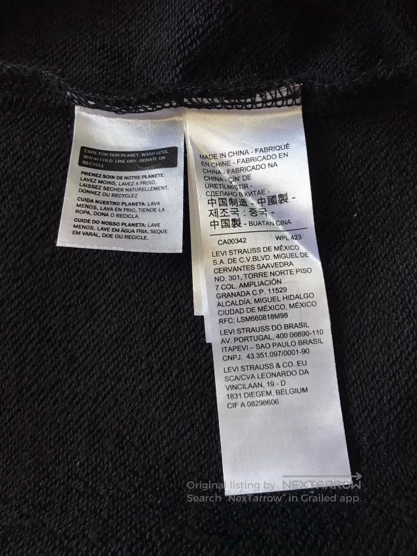 Levi's Levi's Logo Pullover Sweatshirt Black S. Size US S / EU 44-46 / 1 - 8 Thumbnail