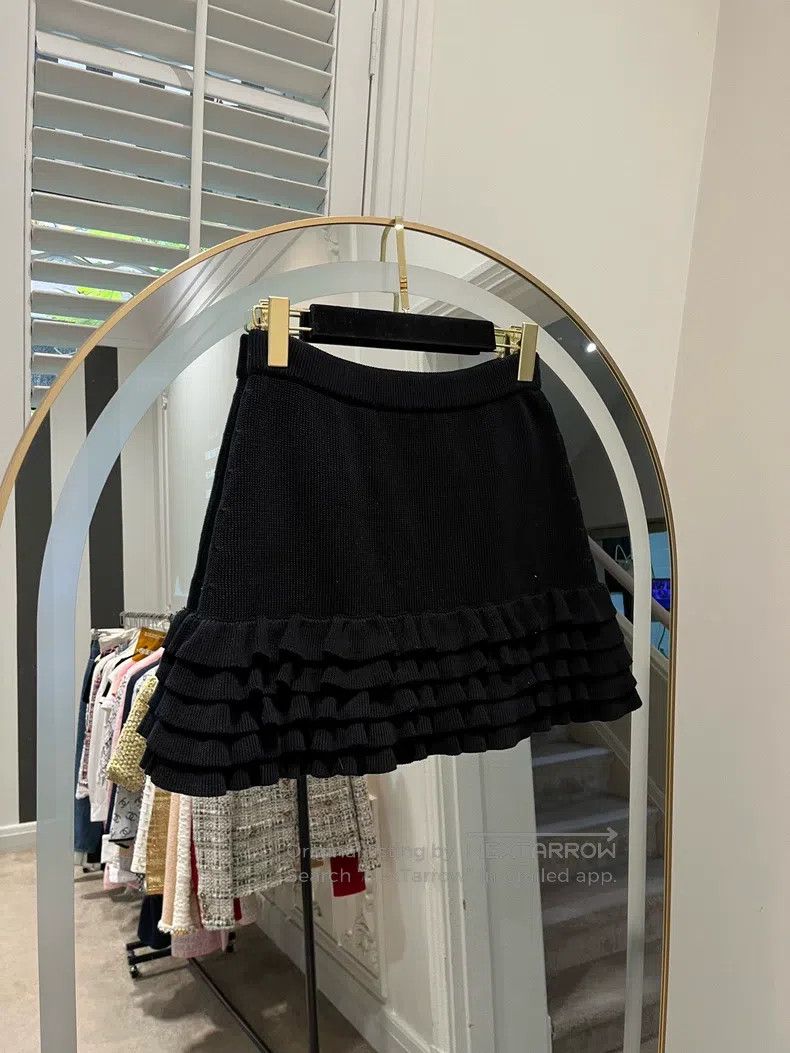Chanel Chanel 21C knitted cake skirt Size 42" / US 20 - 2 Thumbnail