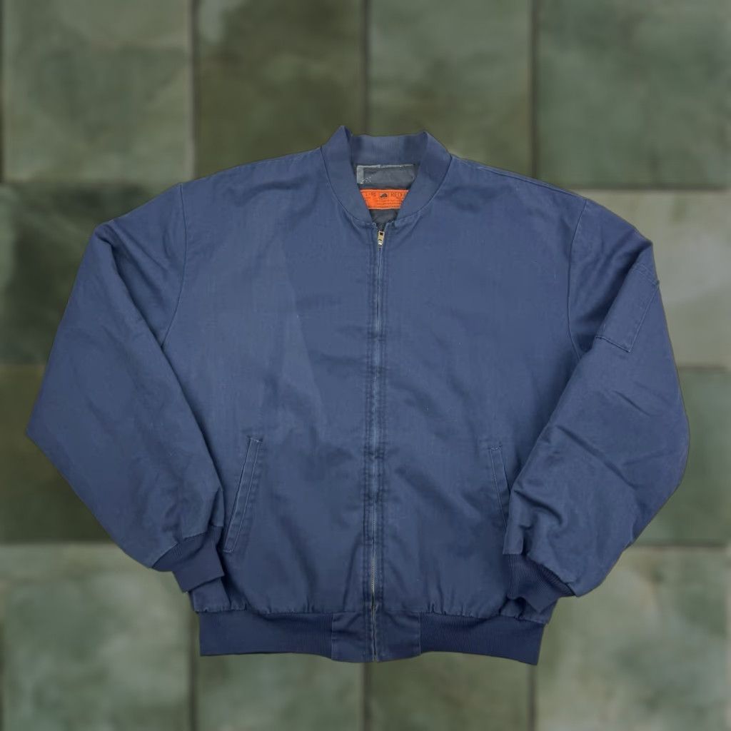 Vintage Red Kap Jacket Adult Large Blue Workwear Hipster Grunge Made In USA