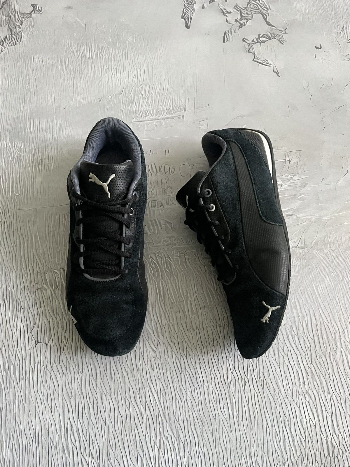 Puma 90s Puma Speedcat Vintage Low Top Sneakers Black Suede Y2K Size US 9 / EU 42 - 2 Thumbnail
