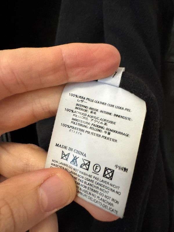Maison Margiela × Vintage Vintage MM6 Maison Margiela Leather Bomber Black Jacket S Size S / US 4 / IT 40 - 5 Thumbnail