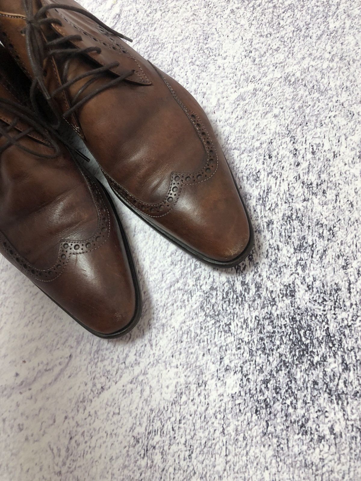 Japanese Brand × Vintage Vintage Leather men's shoes y2k size 41 usa casual Size US 9 / EU 42 - 11 Thumbnail