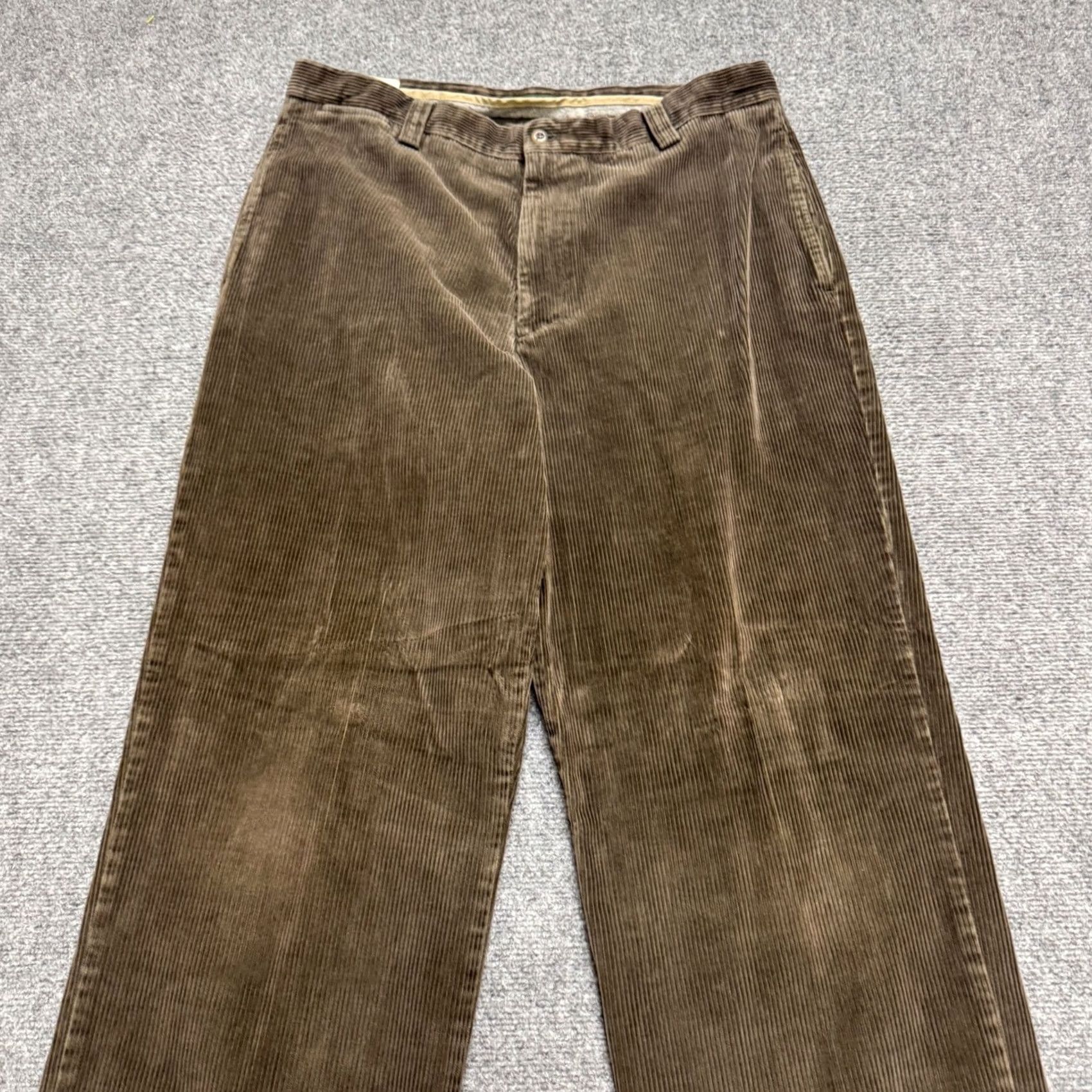 Dockers VTG Dockers Corduroy Pants Straight Fit 36x34 Brown Faded 90s Paper Tag Mens Regular Size US 36 / EU 52 - 3 Thumbnail