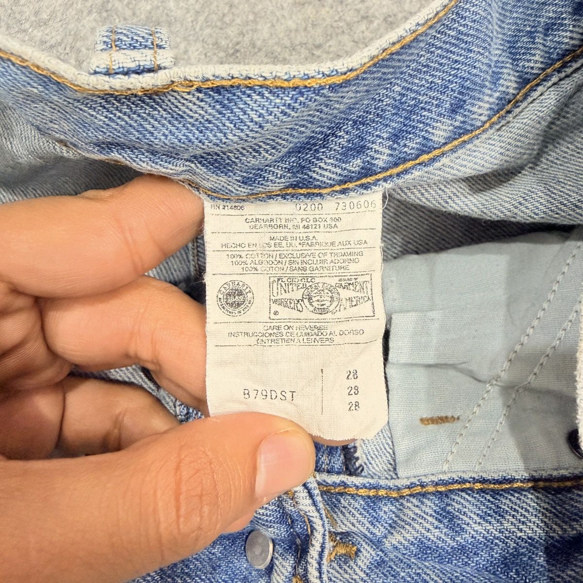 Carhartt 00s Vintage Carhartt B79 DST Double Knee Short Size US 28 / EU 44 - 3 Thumbnail