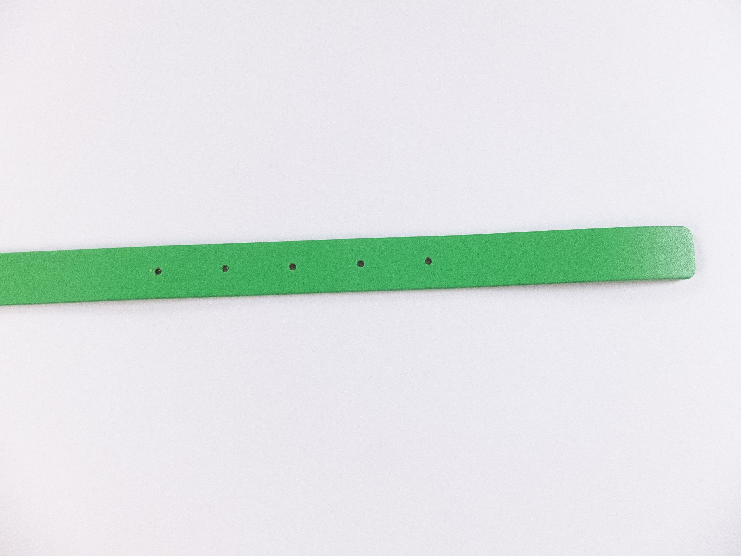 Bottega Veneta BOTTEGA VENETA Triangle green leather belt 95 Size ONE SIZE - 4 Thumbnail