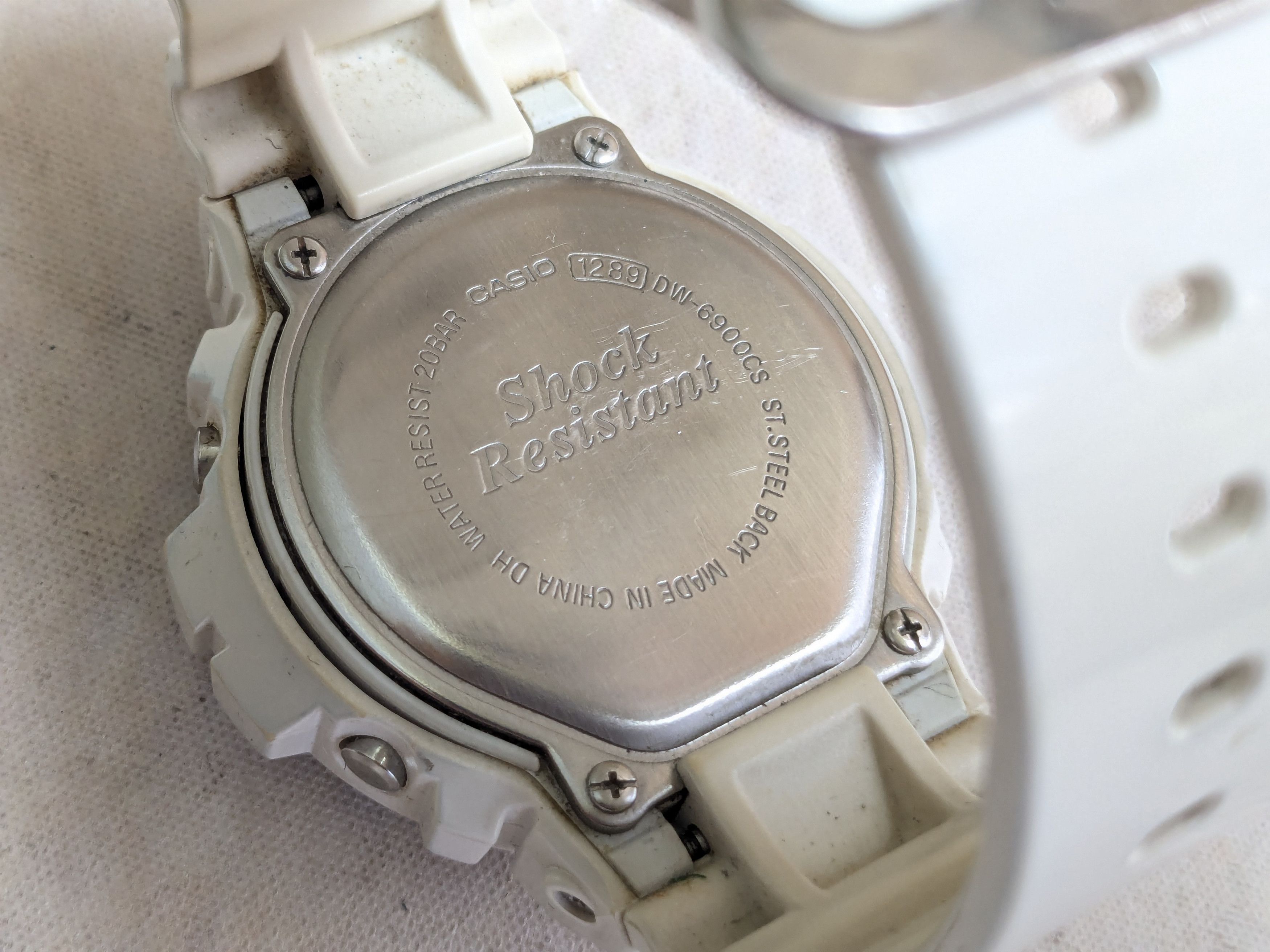 Casio Casio G-Shock DW-6900-CS-7 White Watch Green Purple White Size ONE SIZE - 7 Thumbnail