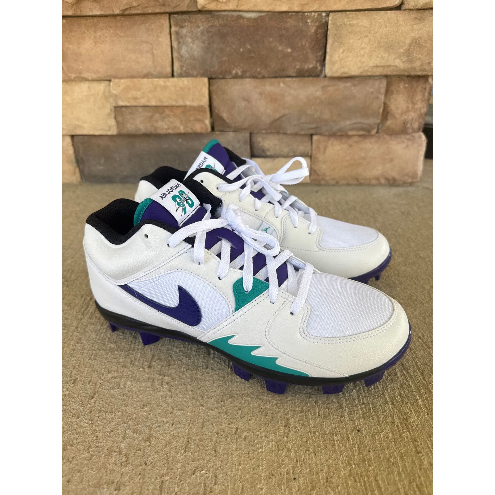 Nike Nike Air Jordan Stadium Cleat GRAPE Baseball Cleats size 11 Size US 11 / EU 44 - 1 Thumbnail