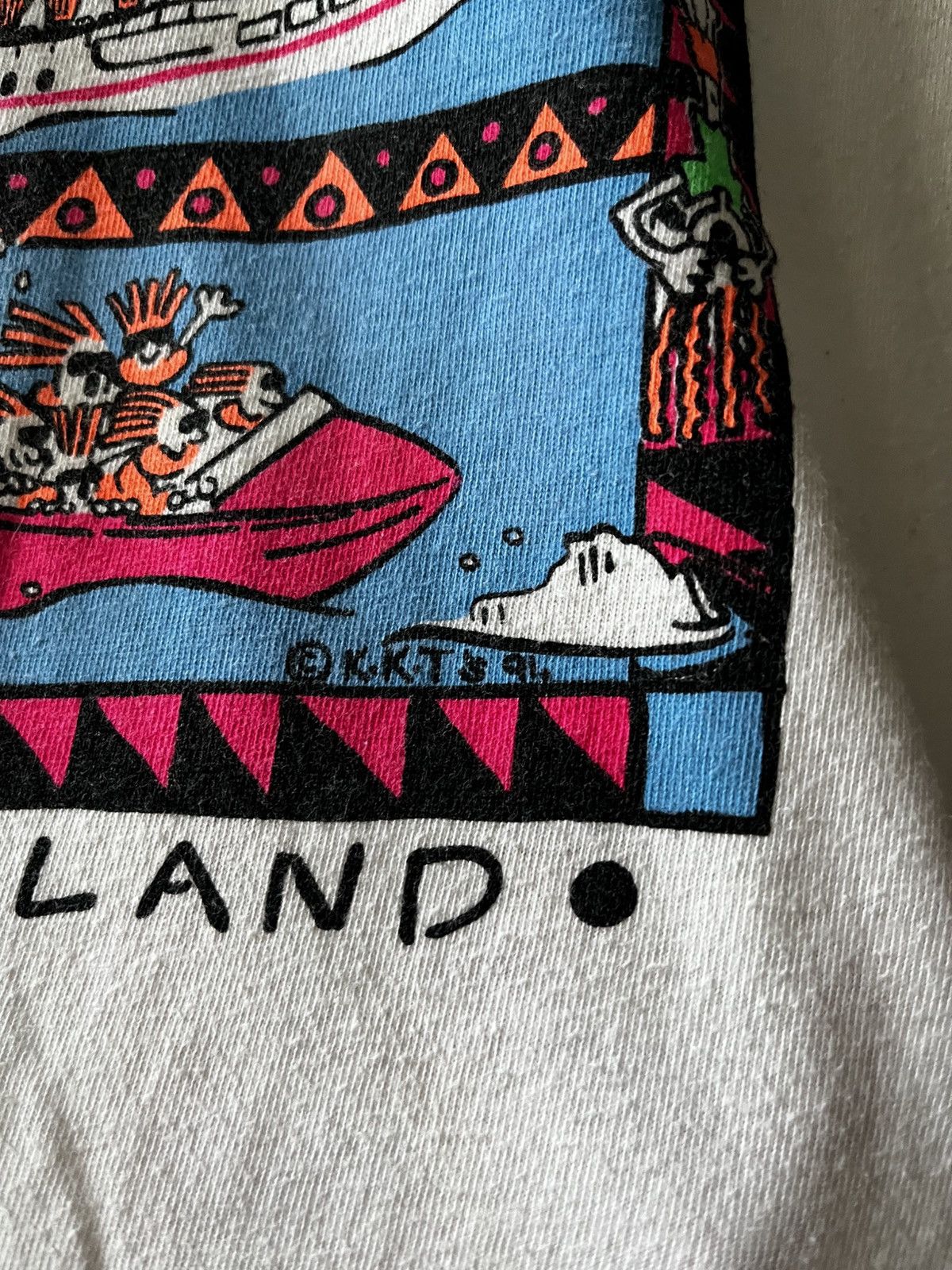 Band Tees 1991 Queenstown New Zealand Single Stitch T-shirt Graphic Tee Size US XXL / EU 58 / 5 - 4 Thumbnail