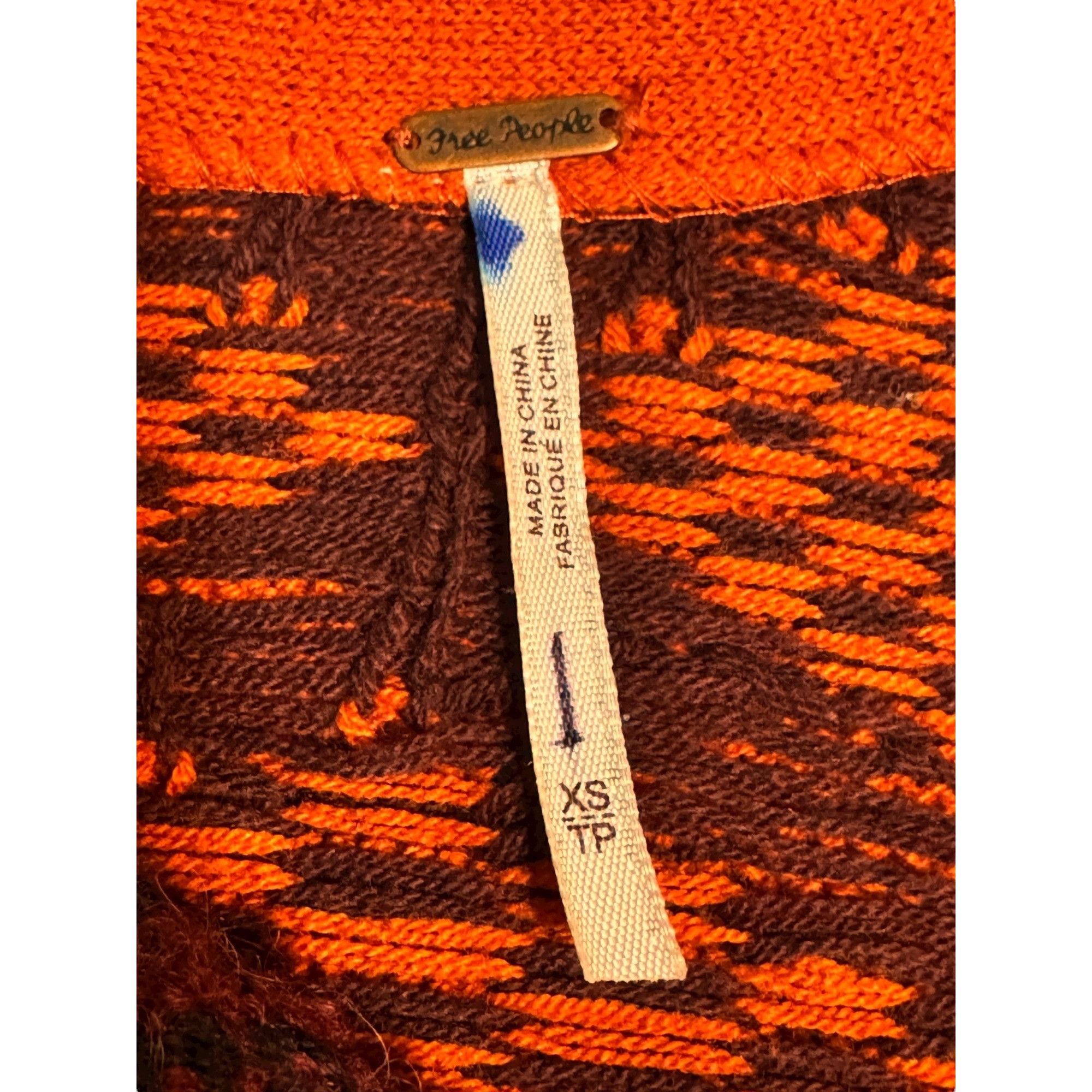 free people orange sweater dress Palm City Sweater Midi Dress