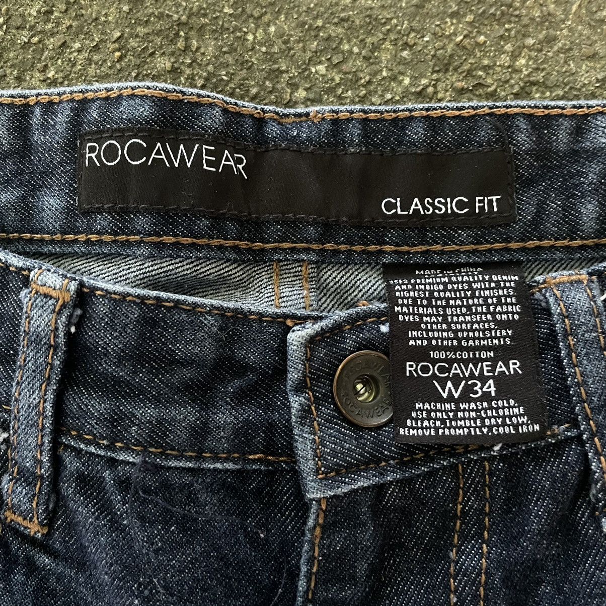 Rocawear × Vintage Navy Blue Rocawear Classic Fit Denim Jeans Size US 34 / EU 50 - 4 Thumbnail