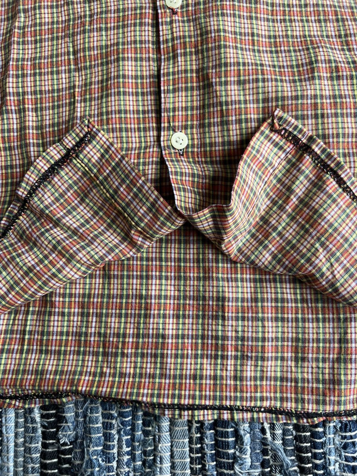 Stussy 1980s Stussy 🇺🇸 Old Logo Embroidery Pocket Plaid B/D Shirt Size US L / EU 52-54 / 3 - 6 Thumbnail
