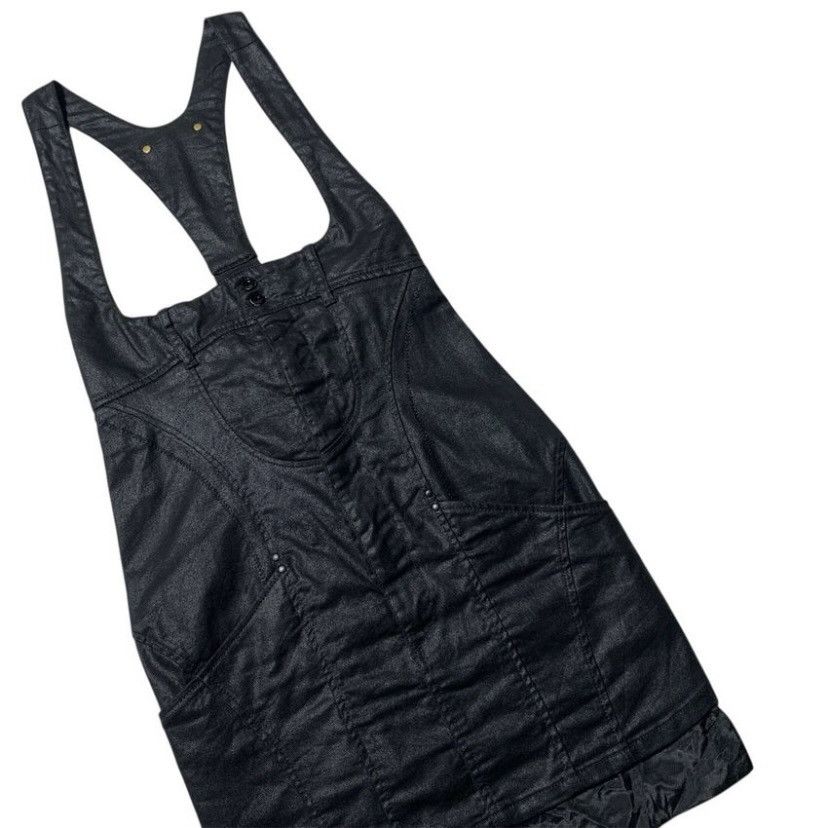 Diesel 2000s RARE DIESEL OVERALL SHORT SKIRT PUNK GOTHIC STYLE Size US 26 / EU 42 - 11 Thumbnail