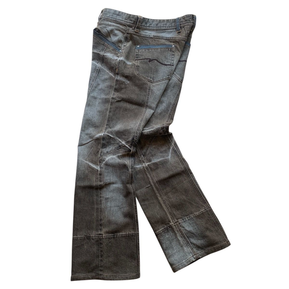 Japanese Brand 2000s Nicole Club For Men Clawmark Jeans Pants Size US 33 - 15 Thumbnail